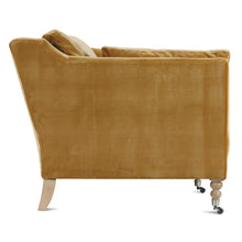 Load image into Gallery viewer, Floor Model Madeline 90&quot; Express Sofa- Antiqued Amber Velvet