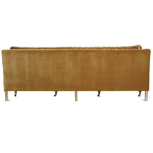Load image into Gallery viewer, Floor Model Madeline 90&quot; Express Sofa- Antiqued Amber Velvet