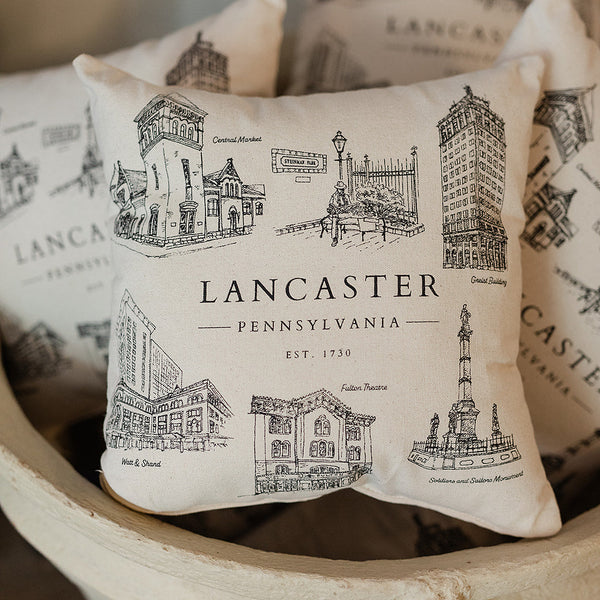 Lancaster Architecture Pillow