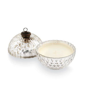 Silver Balsam & Cedar Mercury Ornament Candle