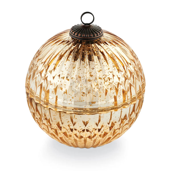 White Winter Mercury Ornament Candle