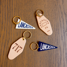 Load image into Gallery viewer, 717 Leather Keychain