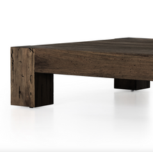 Load image into Gallery viewer, Abaso Coffee Table - Ebony Rustic Wormwood Oak