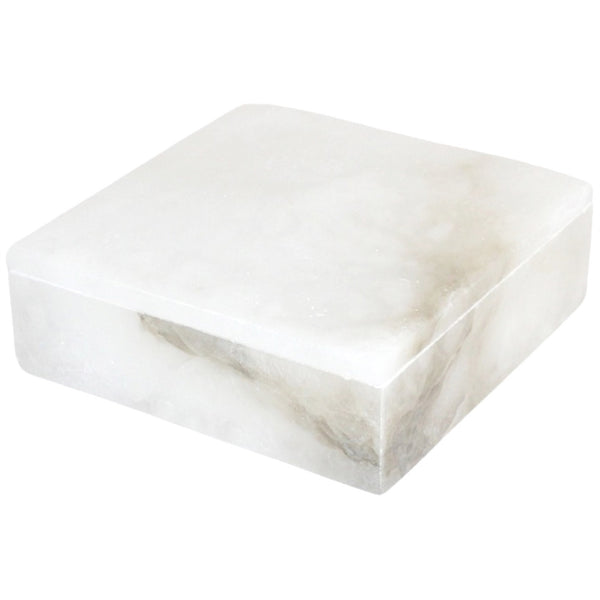 Alabaster Square Box