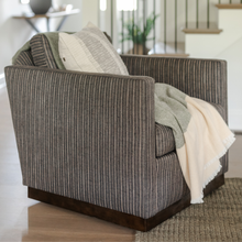 Load image into Gallery viewer, Floor Model Allie Striped Swivel Chair