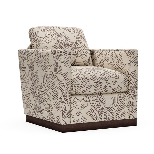 Floor Model Allie Swivel Chair - Cocoa