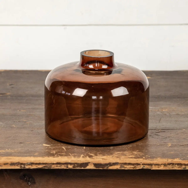 Amber Glass Jar