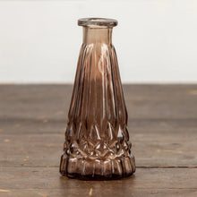 Load image into Gallery viewer, Amber Glass Bud Vase