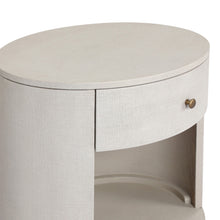 Load image into Gallery viewer, Amelia Oval One Drawer Nightstand