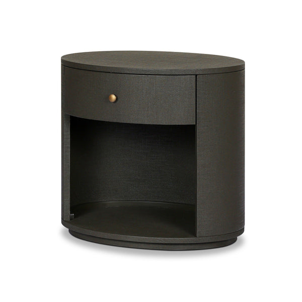 Amelia Oval One Drawer Nightstand