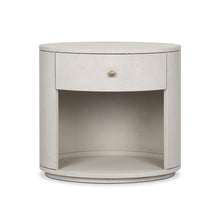 Load image into Gallery viewer, Amelia Oval One Drawer Nightstand