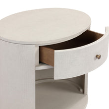 Load image into Gallery viewer, Amelia Oval One Drawer Nightstand