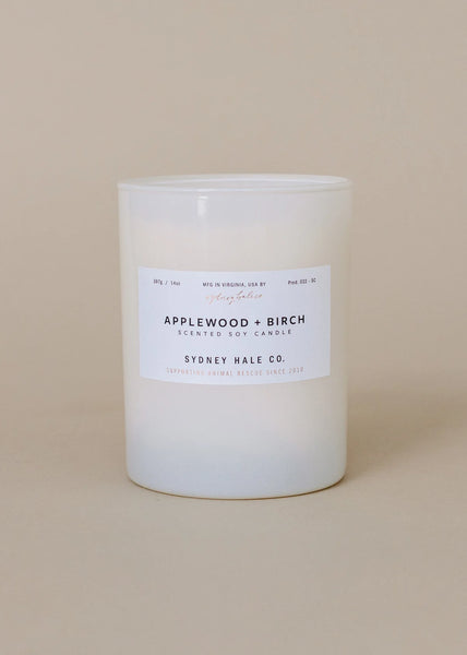 Applewood + Birch Candle