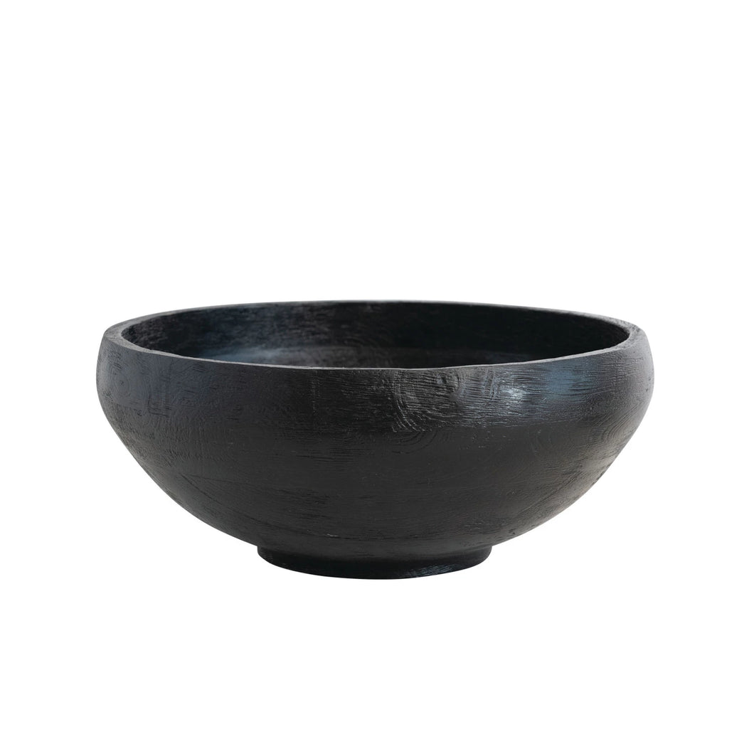 Black Mango Wood Bowl