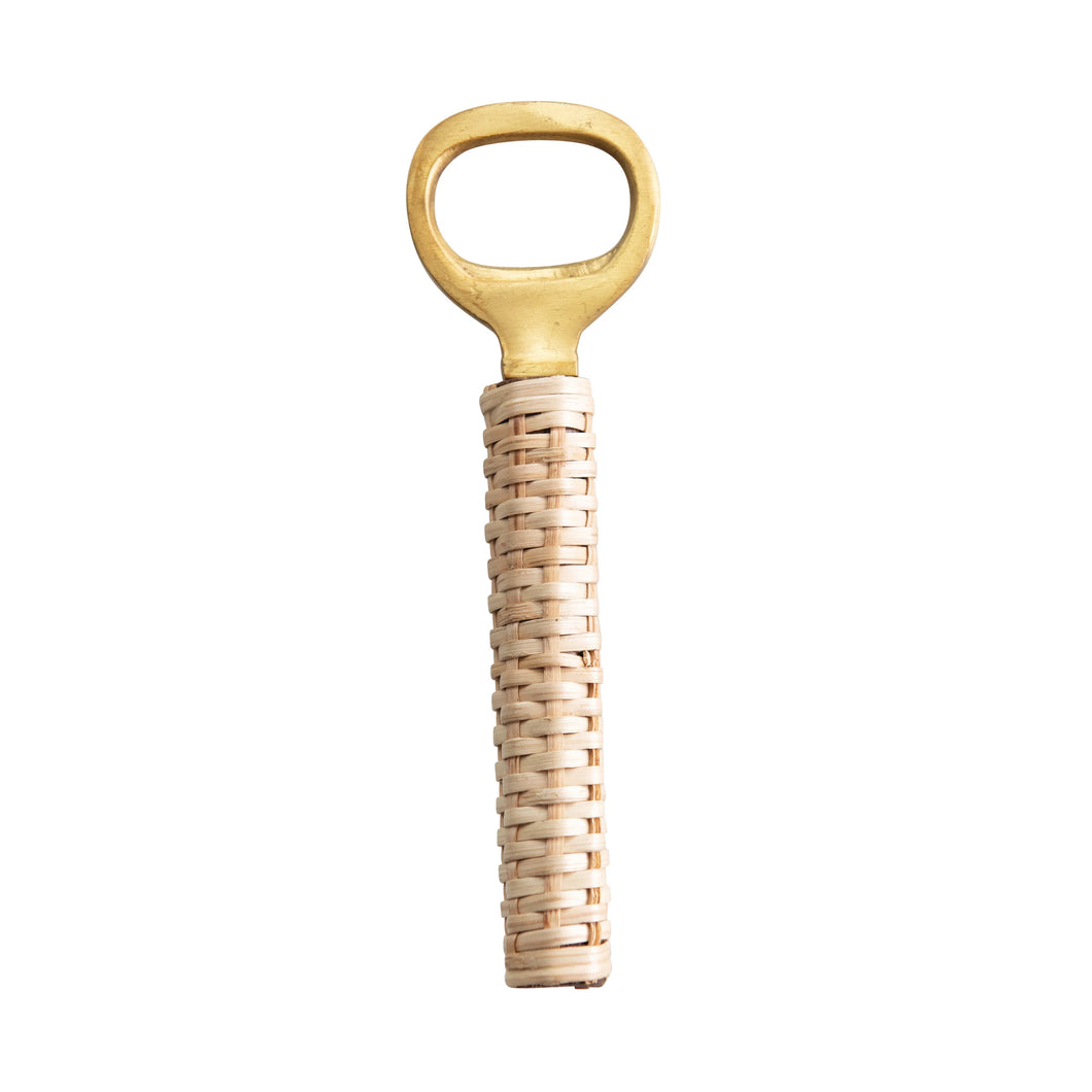 Brass & Bamboo Bottle Opener