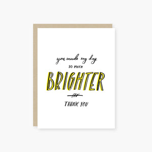 Brighter Thank You Card