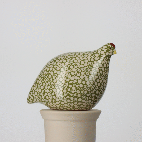 Quail White Speckled Green - Remy