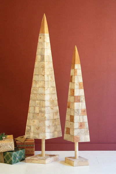 Wood Block Christmas Tree