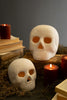 Cement Halloween Skulls Luminaries