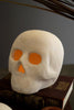 Cement Halloween Skulls Luminaries