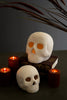 Cement Halloween Skulls Luminaries