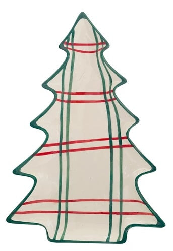 Ceramic Patterned Tree Shaped Plates