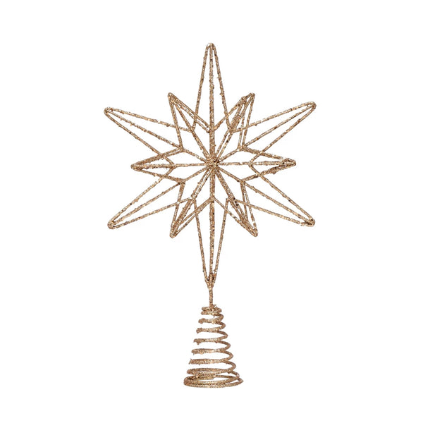 Champagne Star Tree Topper
