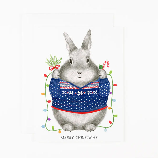 Christmas Bunny Card