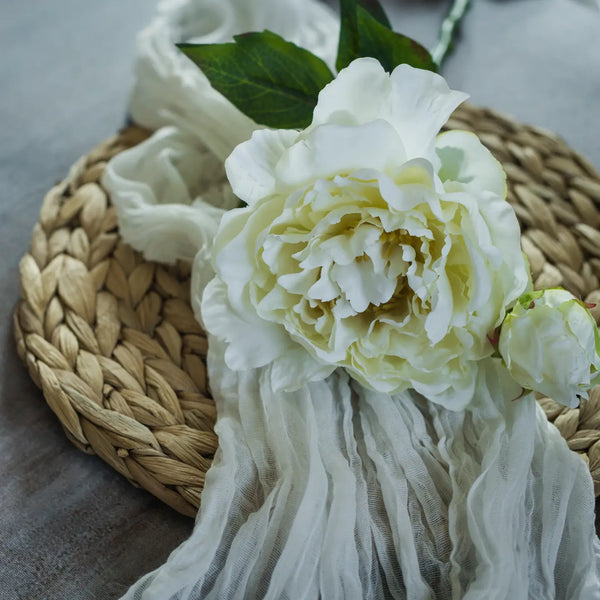 Cream Peony Spray