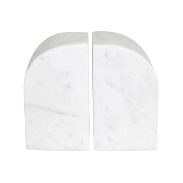 Curved Marble Bookends