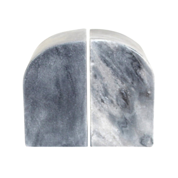 Curved Marble Bookends