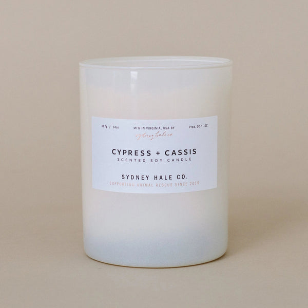 Cypress + Cassis Candle