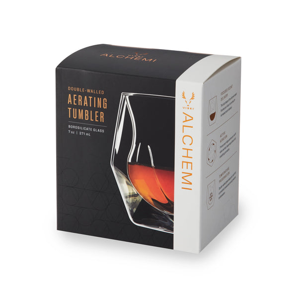 Double Walled Aerating Whiskey Tasting Glass