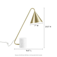 Load image into Gallery viewer, Ayla Marble Base Table Lamp