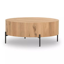 Load image into Gallery viewer, Eaton Drum Coffee Table - Light Oak