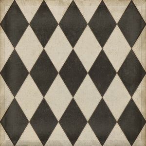 Edward Diamonds Vinyl Floorcloth