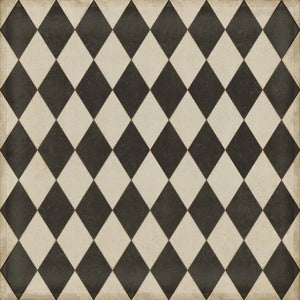 Edward Diamonds Vinyl Floorcloth