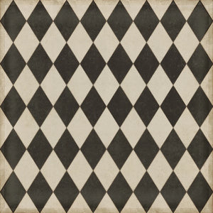 Edward Diamonds Vinyl Floorcloth