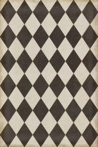 Edward Diamonds Vinyl Floorcloth