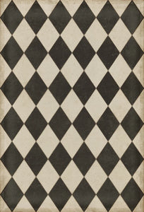 Edward Diamonds Vinyl Floorcloth