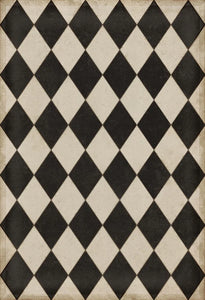 Edward Diamonds Vinyl Floorcloth