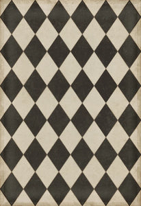 Edward Diamonds Vinyl Floorcloth