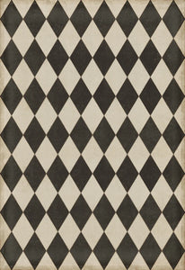 Edward Diamonds Vinyl Floorcloth