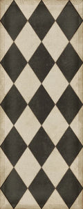 Edward Diamonds Vinyl Floorcloth