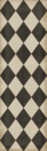 Edward Diamonds Vinyl Floorcloth