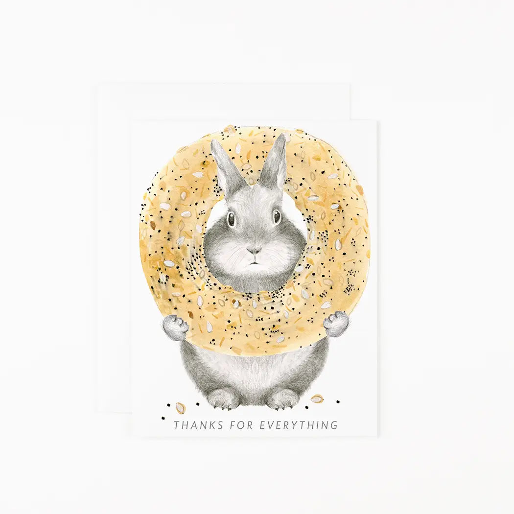 Thanks Everything Bagel Card