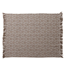 Load image into Gallery viewer, Floral Jacquard Throw