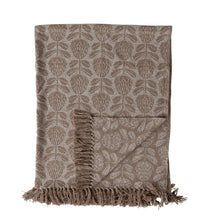 Load image into Gallery viewer, Floral Jacquard Throw