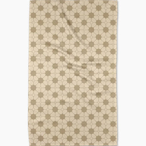 Flora Tile Tea Towel