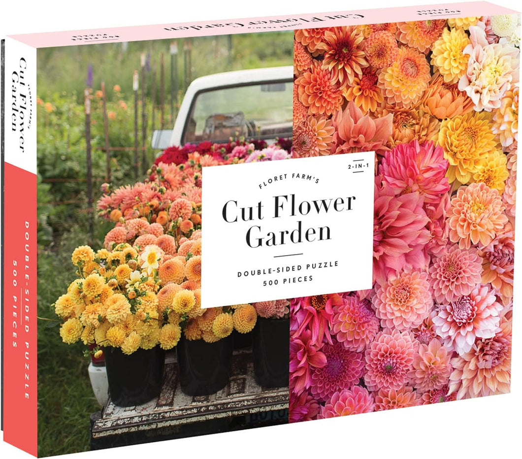 Floret Farm's Cut Flower Garden Two-Sided Puzzle